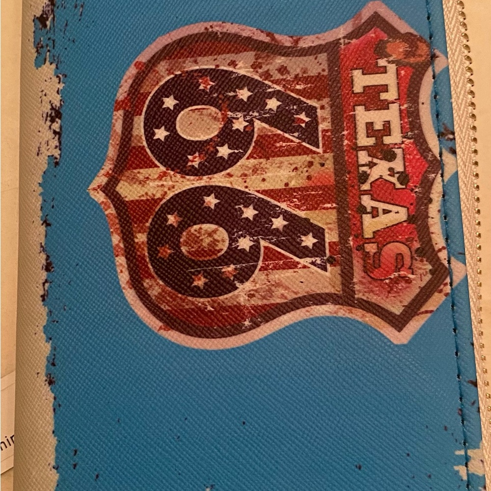 Blue Texas 66 Wallet